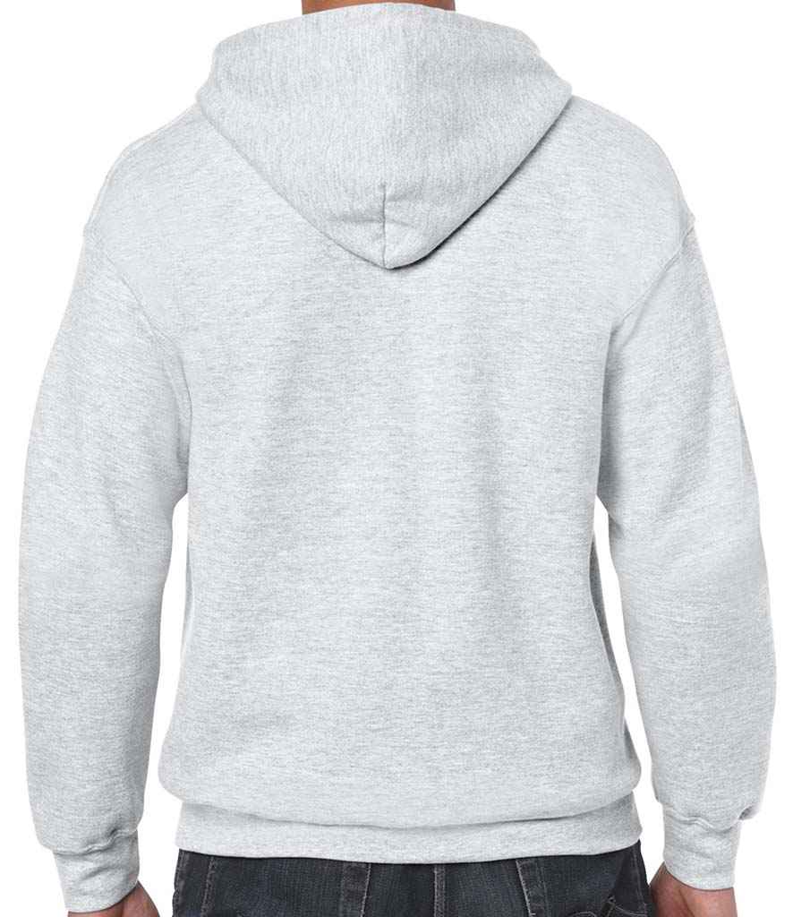 Gildan Heavy Blend Zip Hooded Sweatshirt in by Gildan — Custom branded clothing by Print Press, featuring premium embroidery produced in our specialist print lab in the UK.