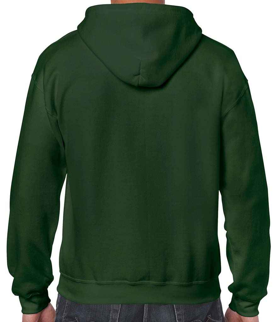 Gildan Heavy Blend Zip Hooded Sweatshirt in by Gildan — Custom branded clothing by Print Press, featuring premium embroidery produced in our specialist print lab in the UK.