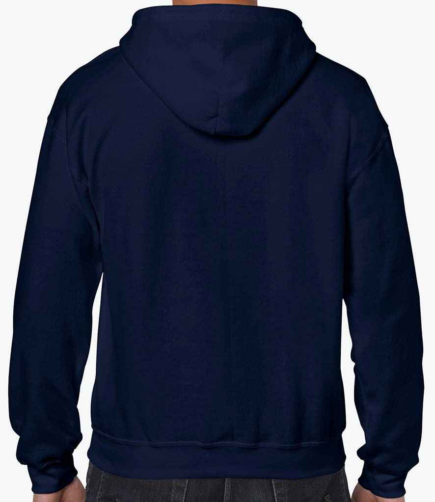 Gildan Heavy Blend Zip Hooded Sweatshirt in by Gildan — Custom branded clothing by Print Press, featuring premium embroidery produced in our specialist print lab in the UK.