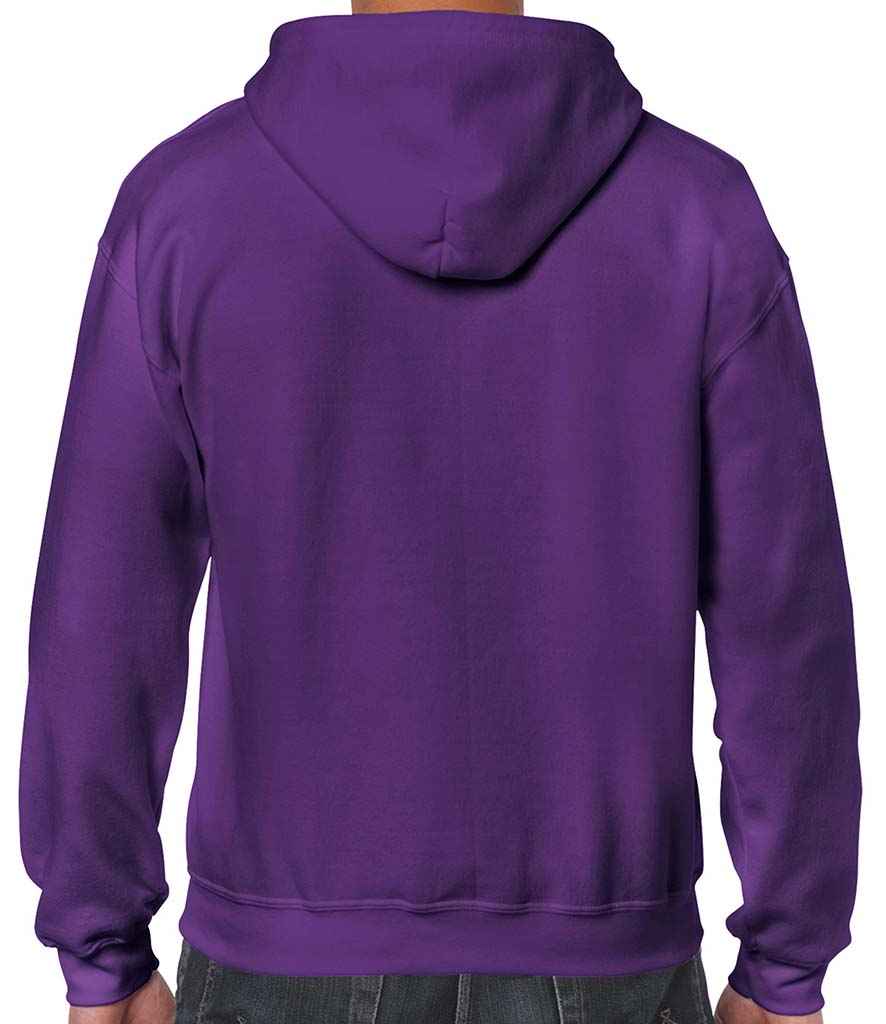 Gildan Heavy Blend Zip Hooded Sweatshirt in by Gildan — Custom branded clothing by Print Press, featuring premium embroidery produced in our specialist print lab in the UK.