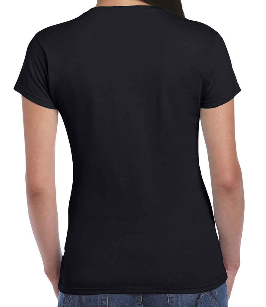 Gildan SoftStyle Ladies Fitted Ringspun T-Shirt in by Gildan — Custom branded clothing by Print Press, featuring premium embroidery produced in our specialist print lab in the UK.