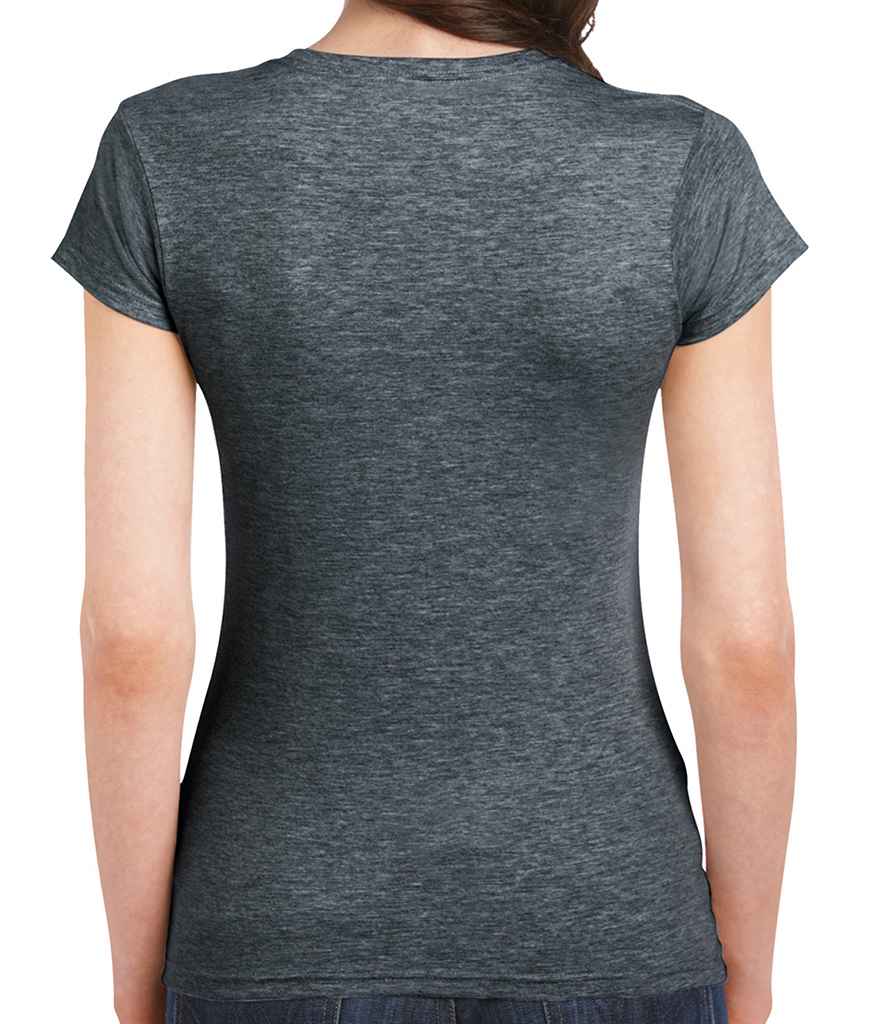 Gildan SoftStyle Ladies Fitted Ringspun T-Shirt in by Gildan — Custom branded clothing by Print Press, featuring premium embroidery produced in our specialist print lab in the UK.