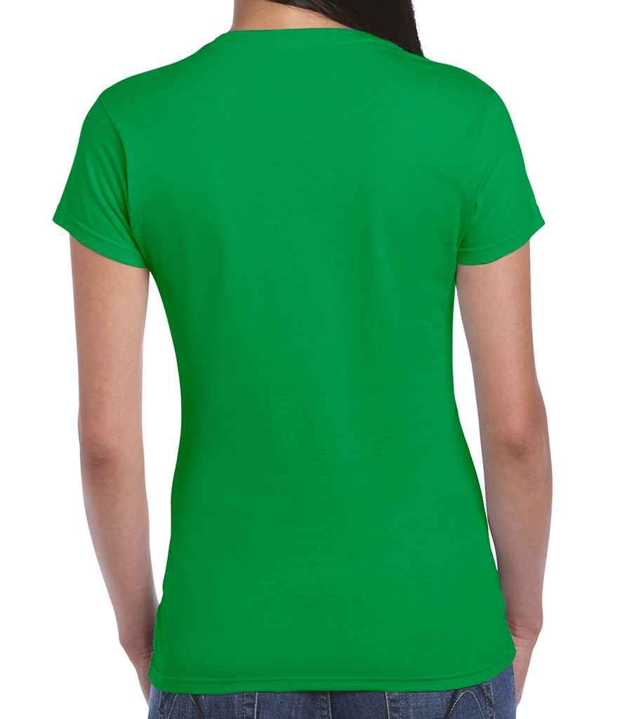 Gildan SoftStyle Ladies Fitted Ringspun T-Shirt in by Gildan — Custom branded clothing by Print Press, featuring premium embroidery produced in our specialist print lab in the UK.
