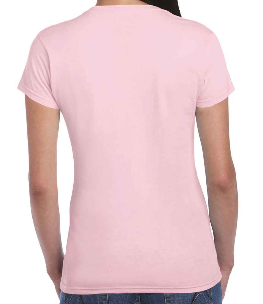 Gildan SoftStyle Ladies Fitted Ringspun T-Shirt in by Gildan — Custom branded clothing by Print Press, featuring premium embroidery produced in our specialist print lab in the UK.