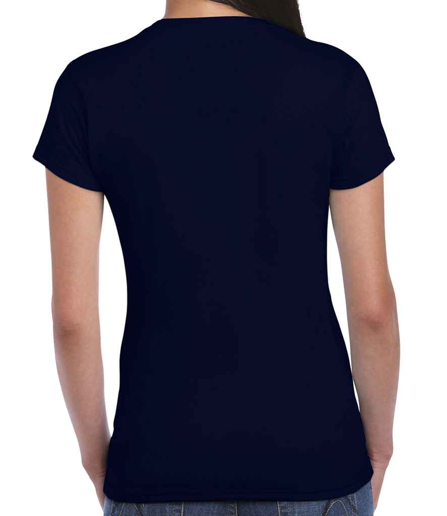 Gildan SoftStyle Ladies Fitted Ringspun T-Shirt in by Gildan — Custom branded clothing by Print Press, featuring premium embroidery produced in our specialist print lab in the UK.