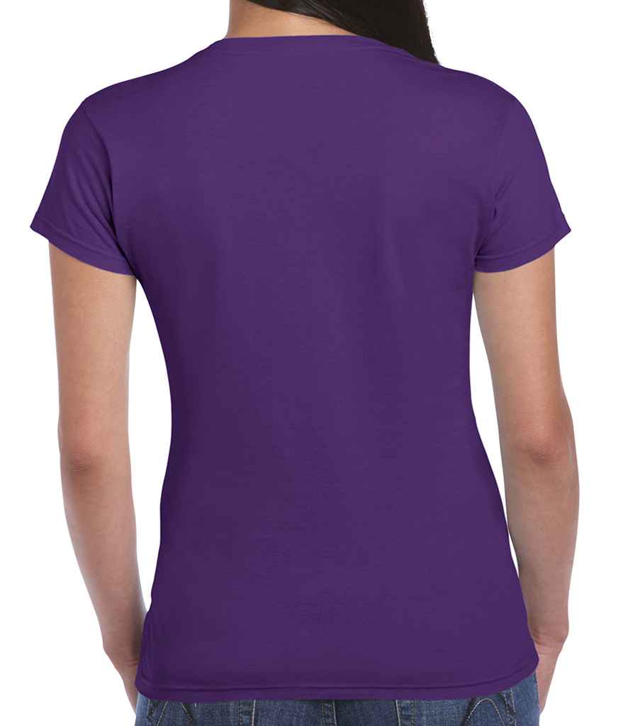 Gildan SoftStyle Ladies Fitted Ringspun T-Shirt in by Gildan — Custom branded clothing by Print Press, featuring premium embroidery produced in our specialist print lab in the UK.