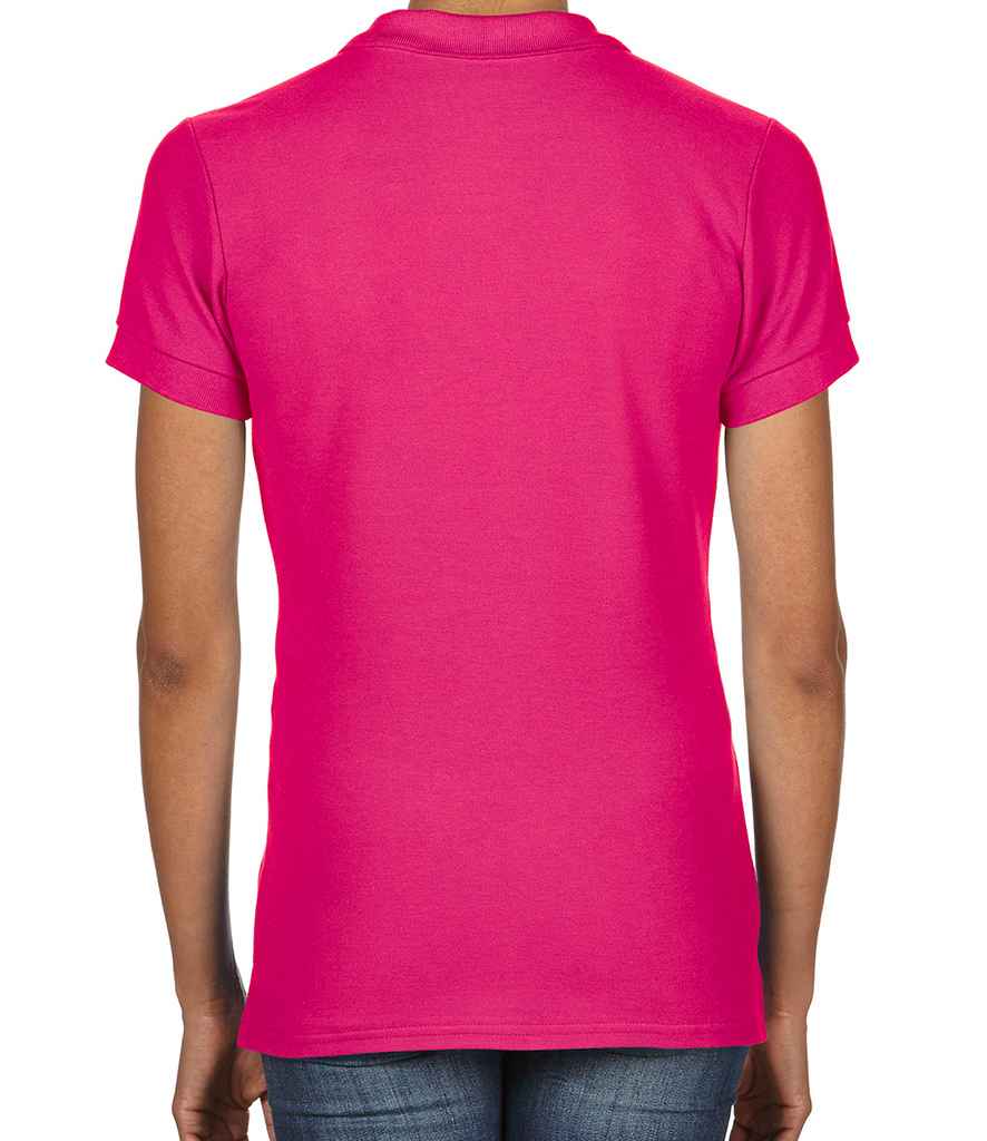 Gildan Ladies Premium Cotton Double Pique Polo Shirt in by Gildan — Custom branded clothing by Print Press, featuring premium embroidery produced in our specialist print lab in the UK.
