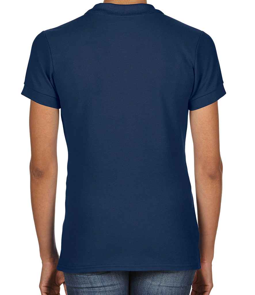 Gildan Ladies Premium Cotton Double Pique Polo Shirt in by Gildan — Custom branded clothing by Print Press, featuring premium embroidery produced in our specialist print lab in the UK.