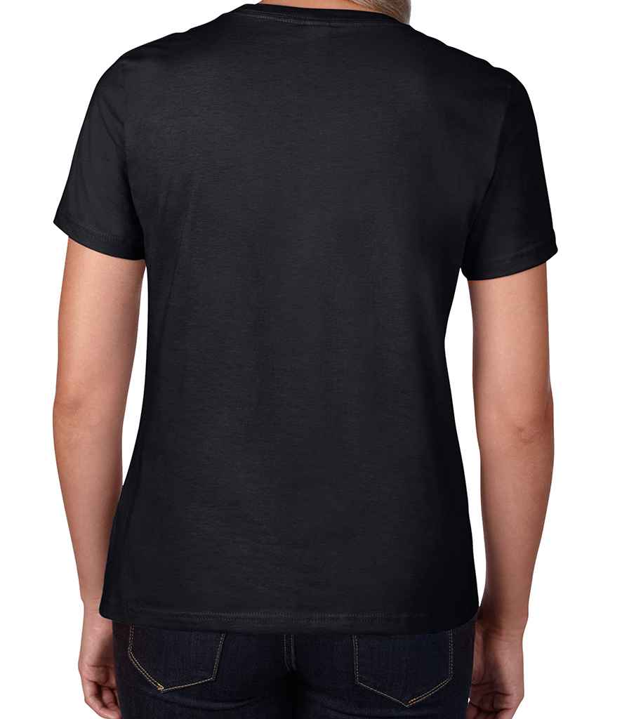 Gildan Ladies Premium Cotton T-Shirt in by Gildan — Custom branded clothing by Print Press, featuring premium embroidery produced in our specialist print lab in the UK.