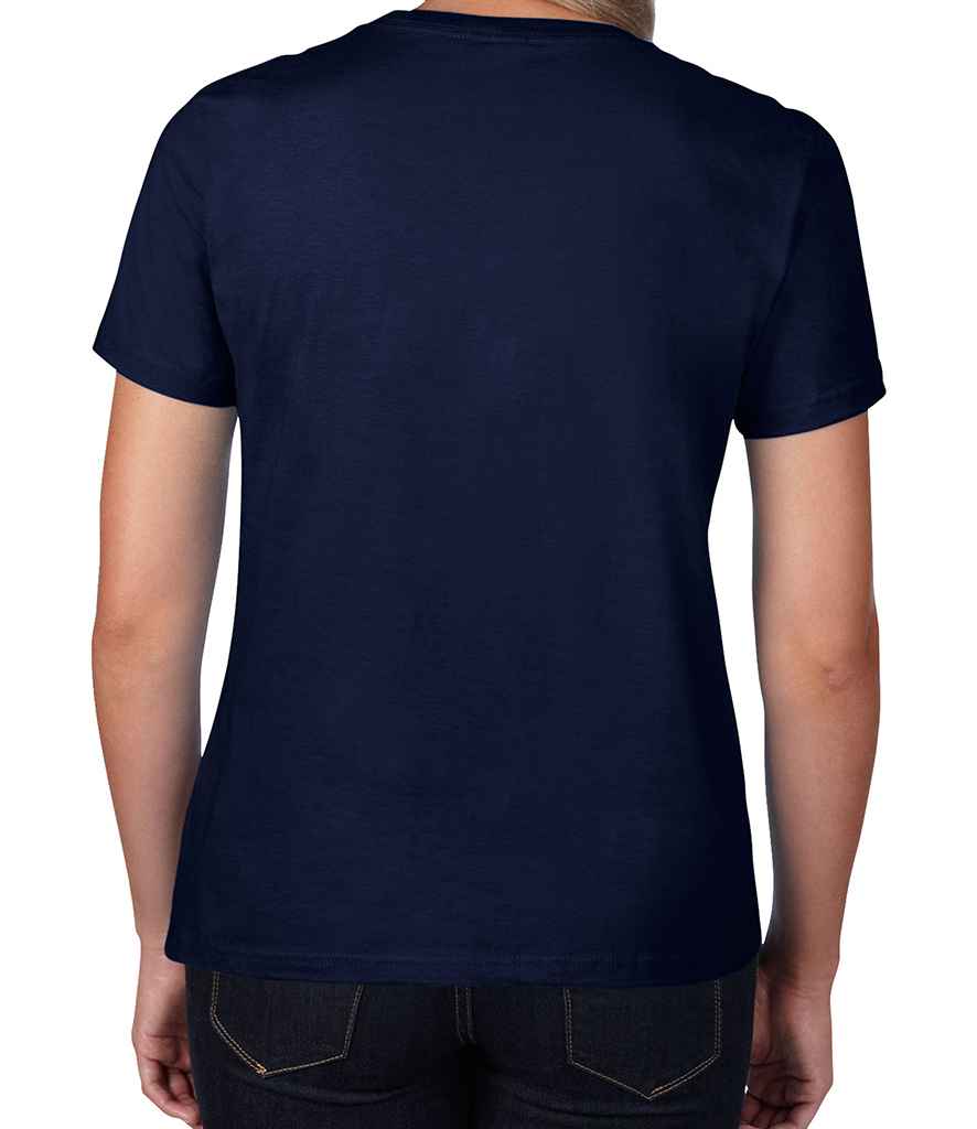 Gildan Ladies Premium Cotton T-Shirt in by Gildan — Custom branded clothing by Print Press, featuring premium embroidery produced in our specialist print lab in the UK.