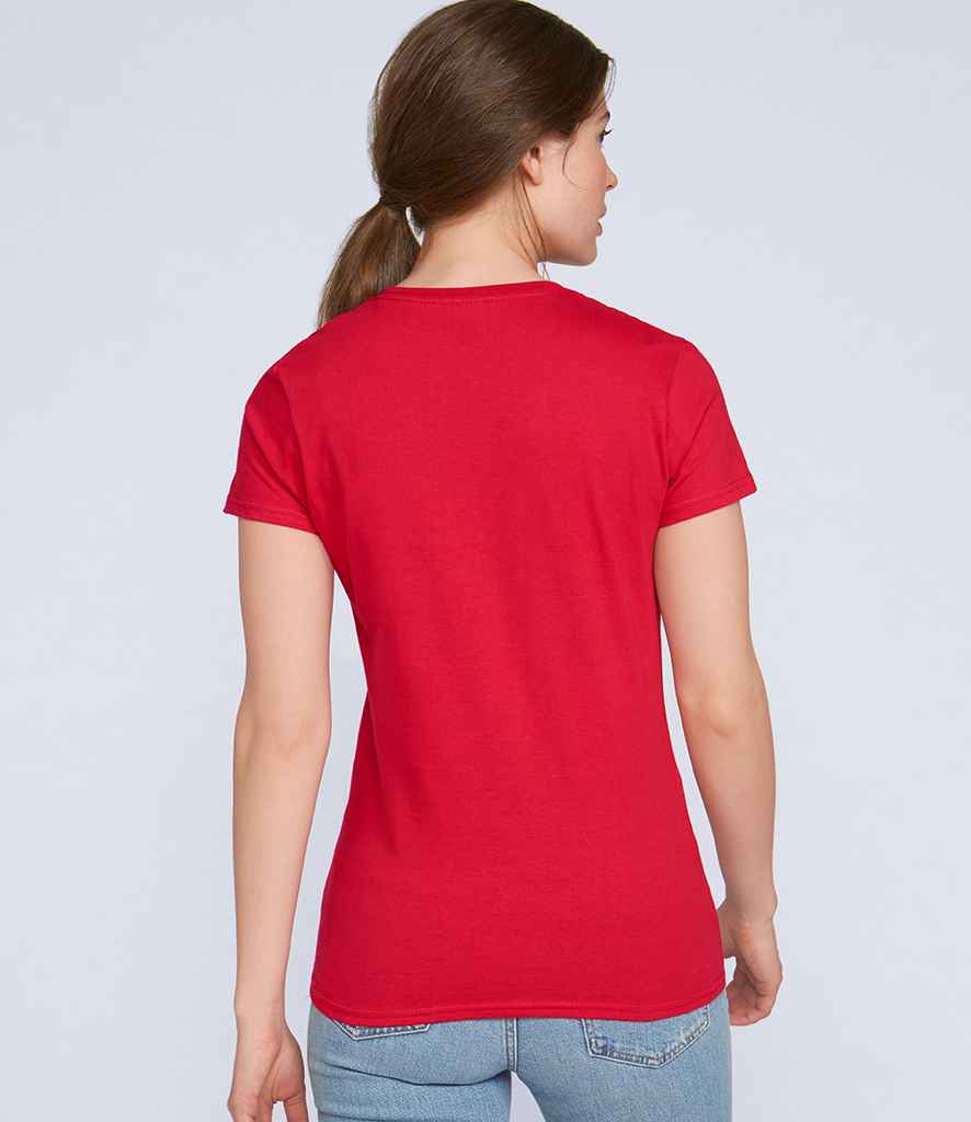 Gildan Ladies Premium Cotton T-Shirt in by Gildan — Custom branded clothing by Print Press, featuring premium embroidery produced in our specialist print lab in the UK.