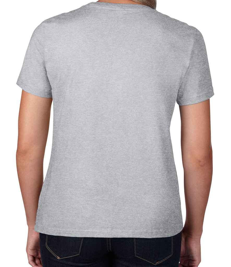 Gildan Ladies Premium Cotton T-Shirt in by Gildan — Custom branded clothing by Print Press, featuring premium embroidery produced in our specialist print lab in the UK.