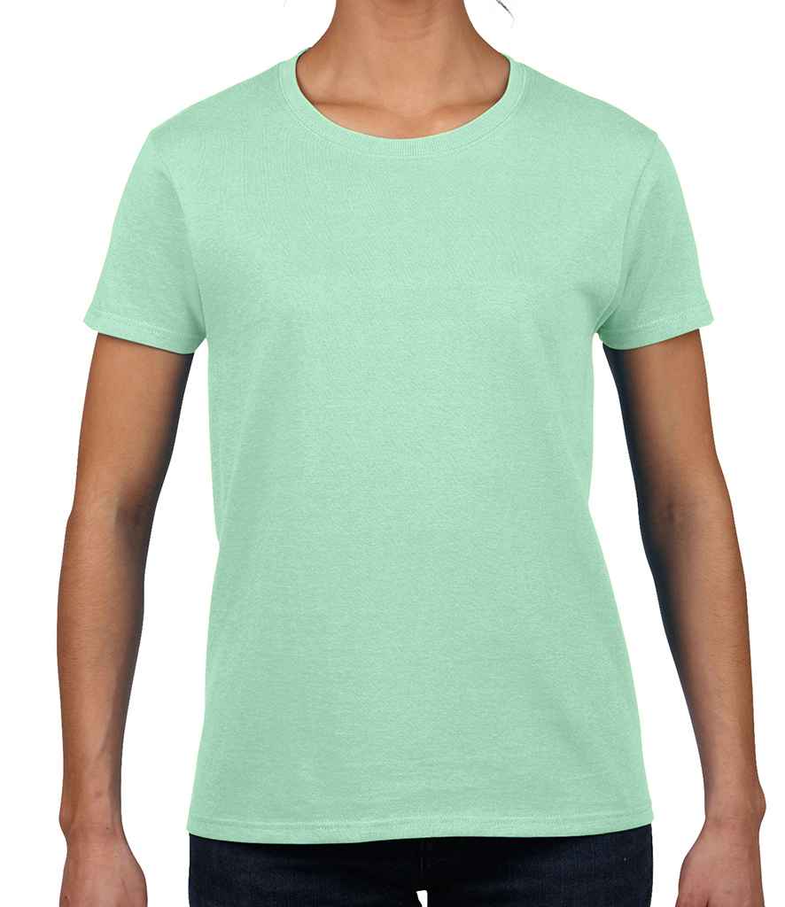 Gildan Ladies Heavy Cotton T-Shirt in Mint by Gildan — Custom branded clothing by Print Press, featuring premium embroidery produced in our specialist print lab in the UK.
