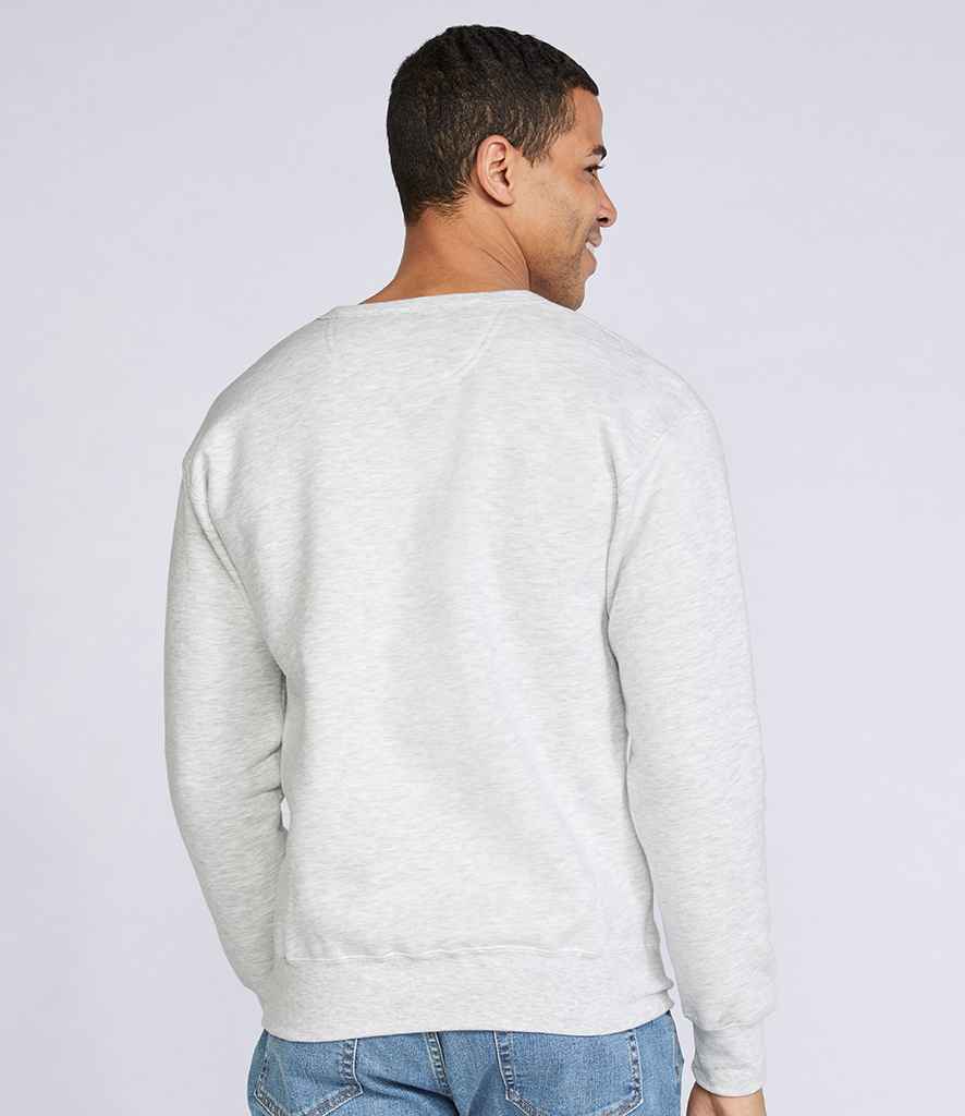 Gildan Hammer Sweatshirt in by Gildan — Custom branded clothing by Print Press, featuring premium embroidery produced in our specialist print lab in the UK.