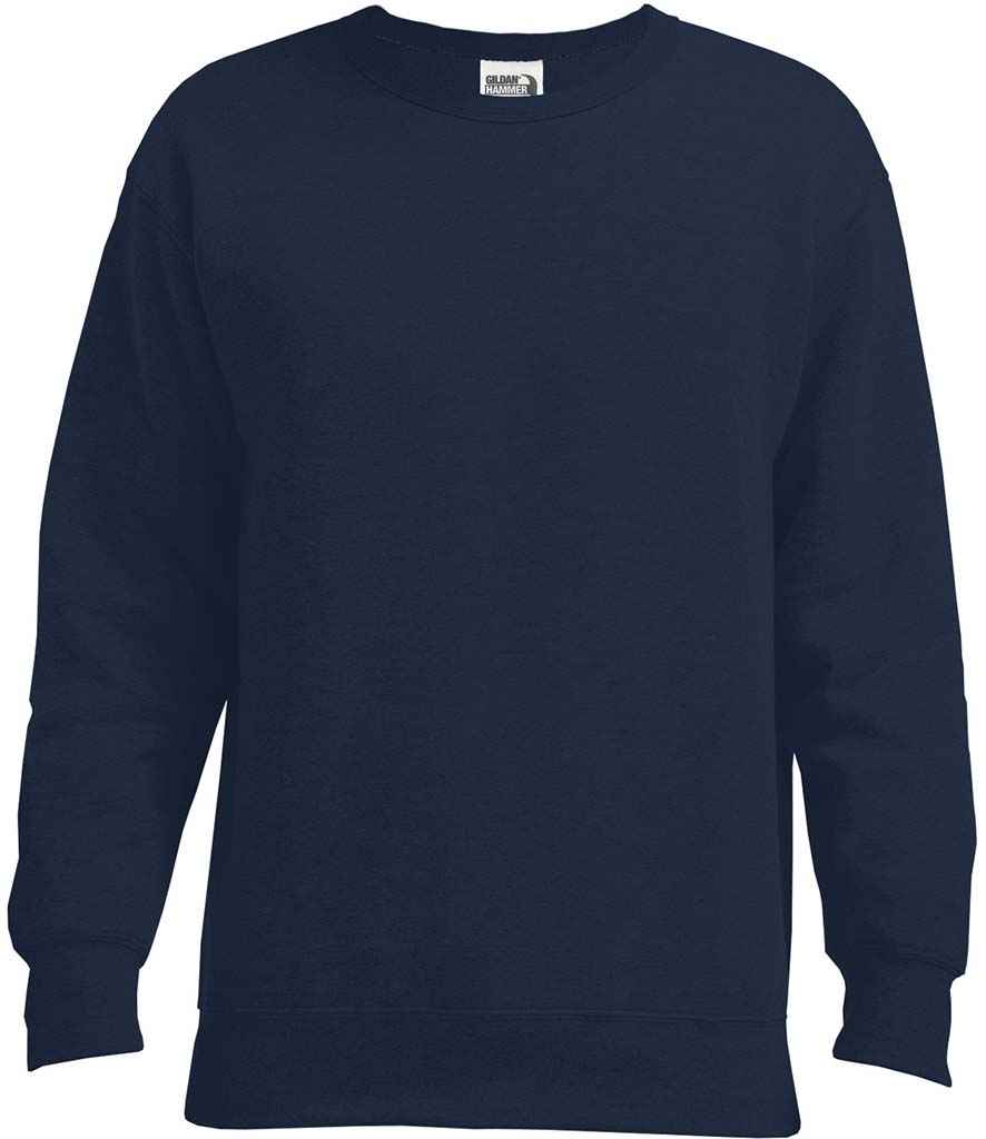 Gildan Hammer Sweatshirt in by Gildan — Custom branded clothing by Print Press, featuring premium embroidery produced in our specialist print lab in the UK.