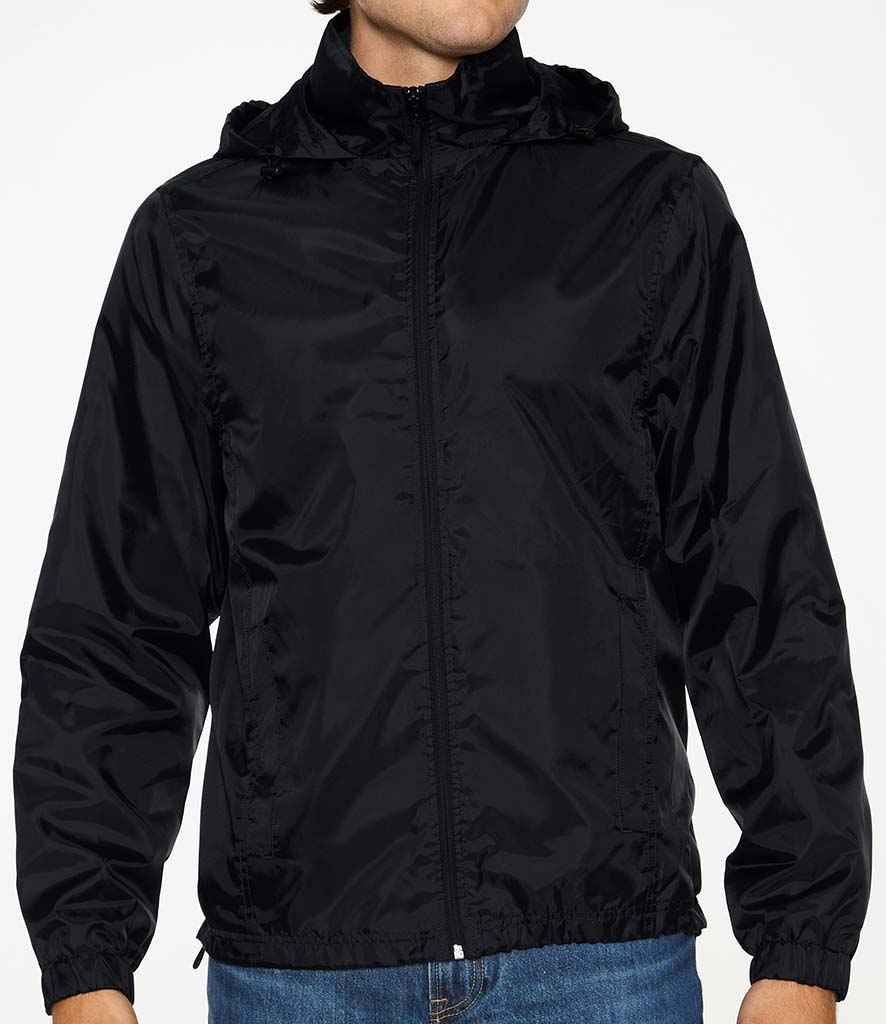 Gildan Hammer Windwear Jacket in Black by Gildan — Custom branded clothing by Print Press, featuring premium embroidery produced in our specialist print lab in the UK.