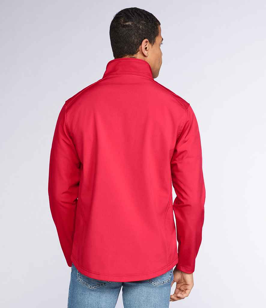 Gildan Hammer Soft Shell Jacket in by Gildan — Custom branded clothing by Print Press, featuring premium embroidery produced in our specialist print lab in the UK.