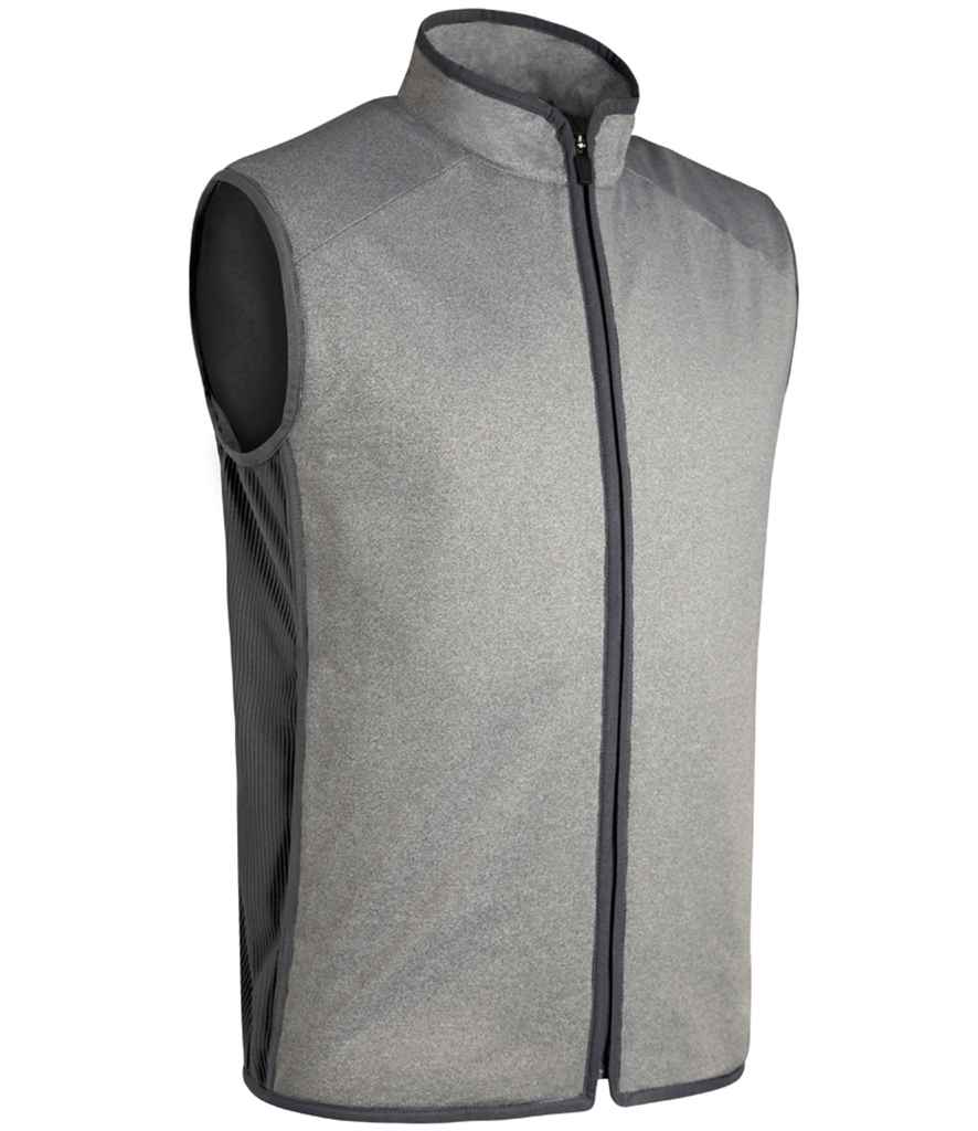 Glenmuir Storm Bloc Performance Gilet in Light Grey Marl by Glenmuir — Custom branded clothing by Print Press, featuring premium embroidery produced in our specialist print lab in the UK.