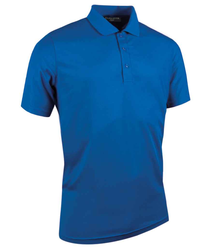 Glenmuir Performance Pique Polo Shirt in Ascot Blue by Glenmuir — Custom branded clothing by Print Press, featuring premium embroidery produced in our specialist print lab in the UK.