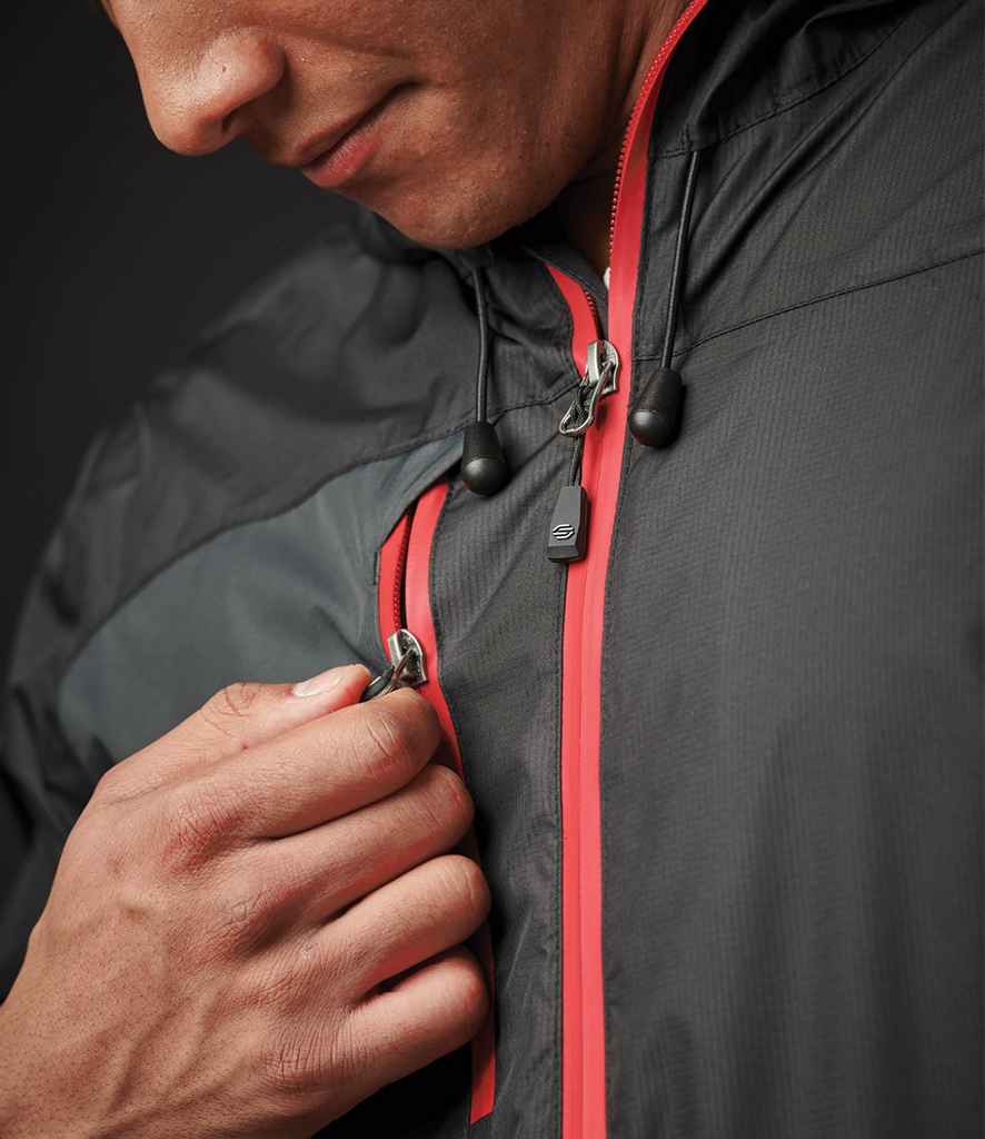 Stormtech Olympia Shell Jacket in by Stormtech — Custom branded clothing by Print Press, featuring premium embroidery produced in our specialist print lab in the UK.