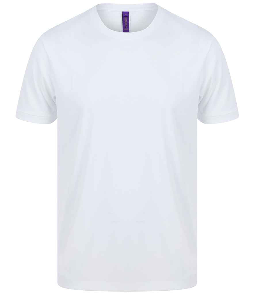 Henbury HiCool Performance T-Shirt in White by Henbury — Custom branded clothing by Print Press, featuring premium embroidery produced in our specialist print lab in the UK.
