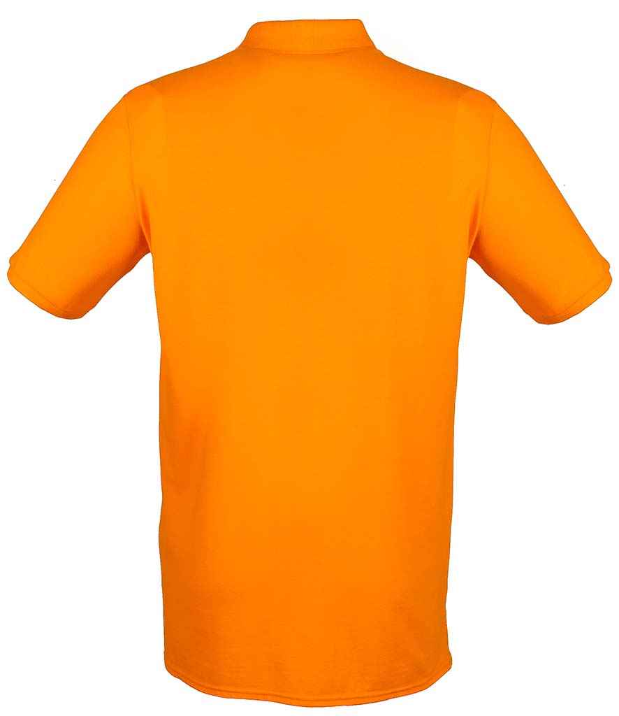 Henbury Modern Fit Cotton Pique Polo Shirt - (2nd Colours) in by Henbury — Custom branded clothing by Print Press, featuring premium embroidery produced in our specialist print lab in the UK.