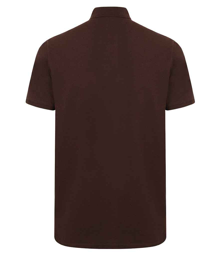 Henbury Modern Fit Cotton Pique Polo Shirt - (2nd Colours) in by Henbury — Custom branded clothing by Print Press, featuring premium embroidery produced in our specialist print lab in the UK.
