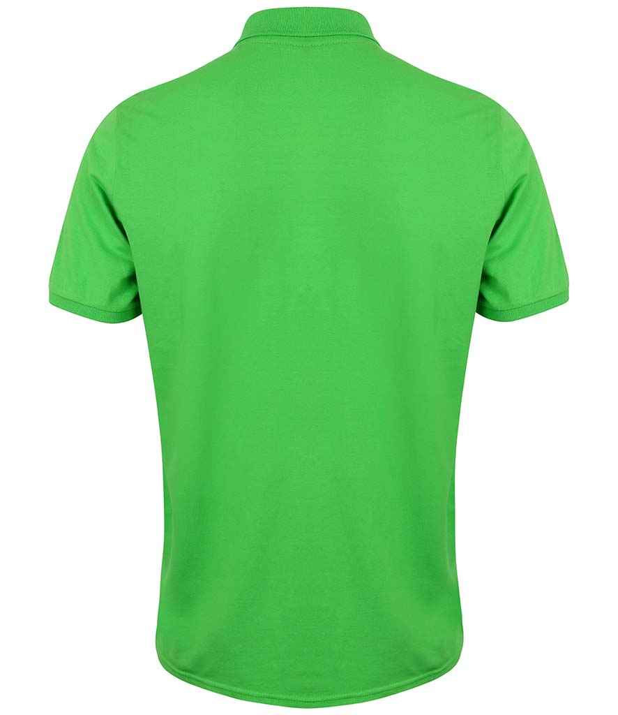 Henbury Modern Fit Cotton Pique Polo Shirt in by Henbury — Custom branded clothing by Print Press, featuring premium embroidery produced in our specialist print lab in the UK.