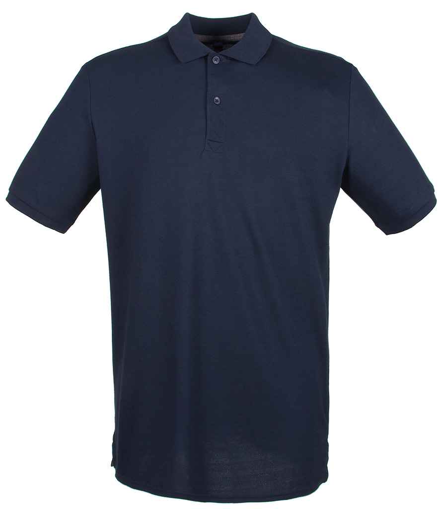 Henbury Modern Fit Cotton Pique Polo Shirt in by Henbury — Custom branded clothing by Print Press, featuring premium embroidery produced in our specialist print lab in the UK.