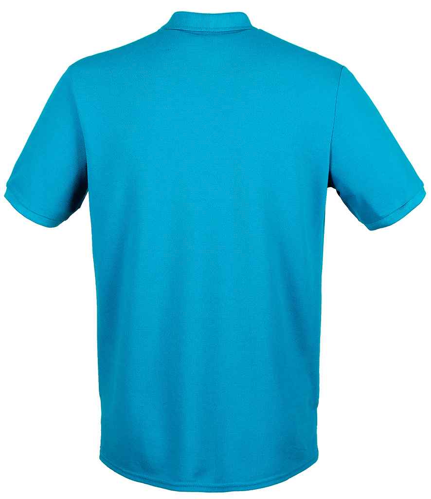 Henbury Modern Fit Cotton Pique Polo Shirt in by Henbury — Custom branded clothing by Print Press, featuring premium embroidery produced in our specialist print lab in the UK.