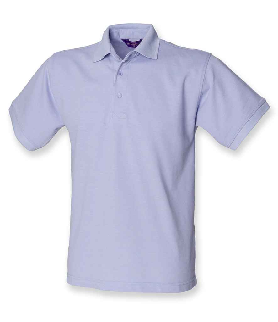 Henbury Heavy Poly/Cotton Pique Polo Shirt - (2nd Colours) in Lavender by Henbury — Custom branded clothing by Print Press, featuring premium embroidery produced in our specialist print lab in the UK.