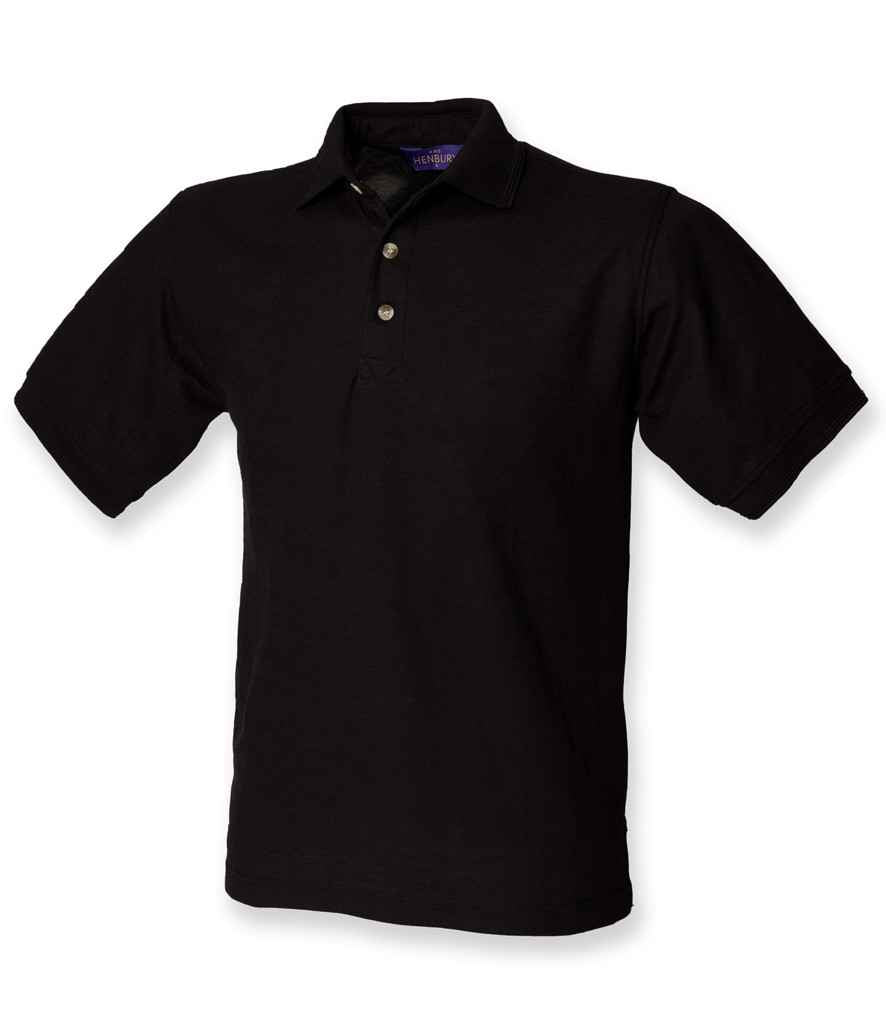 Henbury Ultimate Poly/Cotton Pique Polo Shirt in by Henbury — Custom branded clothing by Print Press, featuring premium embroidery produced in our specialist print lab in the UK.