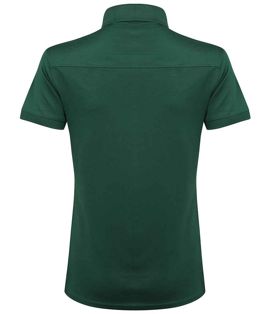 Henbury Ladies Slim Fit Stretch Microfine Pique Polo Shirt in by Henbury — Custom branded clothing by Print Press, featuring premium embroidery produced in our specialist print lab in the UK.