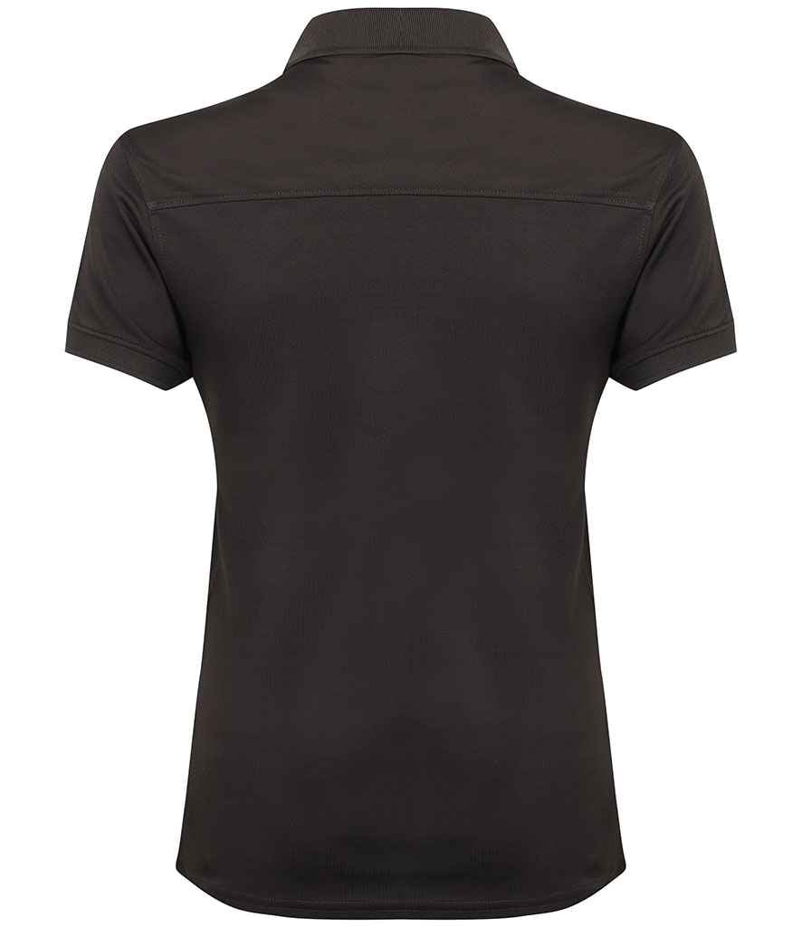 Henbury Ladies Slim Fit Stretch Microfine Pique Polo Shirt in by Henbury — Custom branded clothing by Print Press, featuring premium embroidery produced in our specialist print lab in the UK.