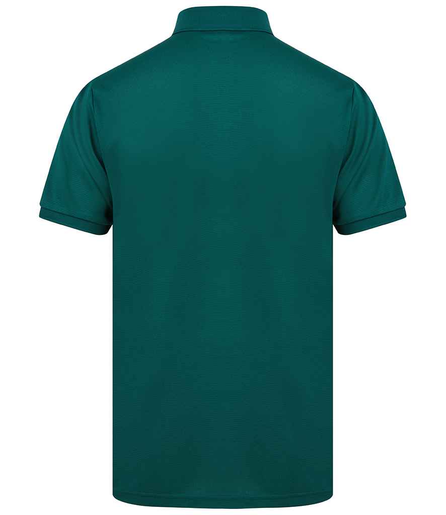 Henbury Recycled Polyester Pique Polo Shirt in by Henbury — Custom branded clothing by Print Press, featuring premium embroidery produced in our specialist print lab in the UK.