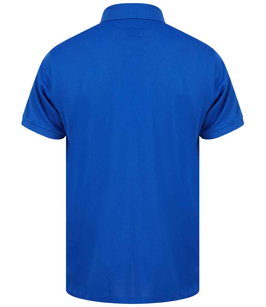 Henbury Recycled Polyester Pique Polo Shirt in by Henbury — Custom branded clothing by Print Press, featuring premium embroidery produced in our specialist print lab in the UK.