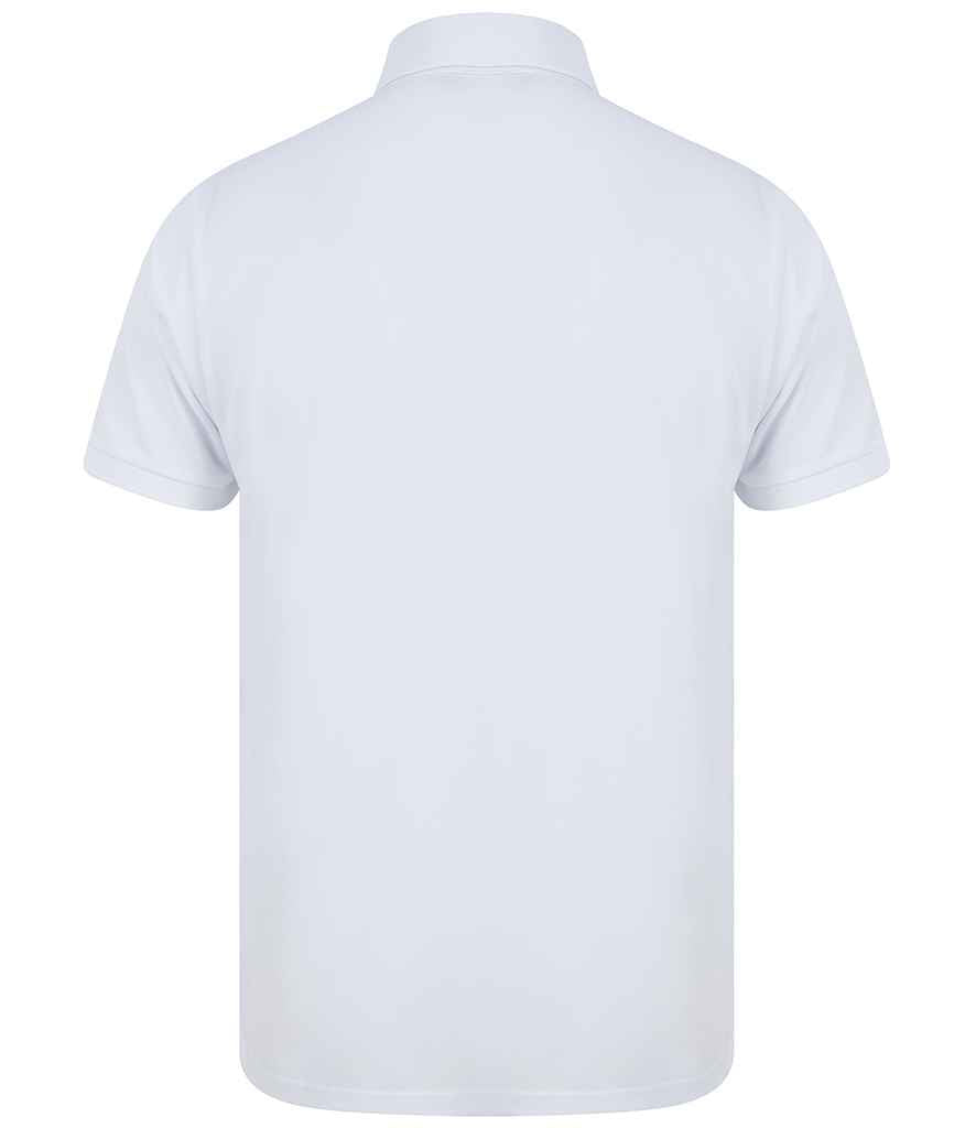 Henbury Recycled Polyester Pique Polo Shirt in by Henbury — Custom branded clothing by Print Press, featuring premium embroidery produced in our specialist print lab in the UK.