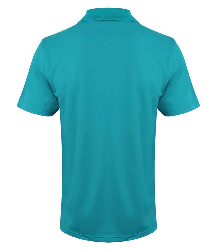 Henbury Coolplus Wicking Pique Polo Shirt - (2nd Colours) in by Henbury — Custom branded clothing by Print Press, featuring premium embroidery produced in our specialist print lab in the UK.