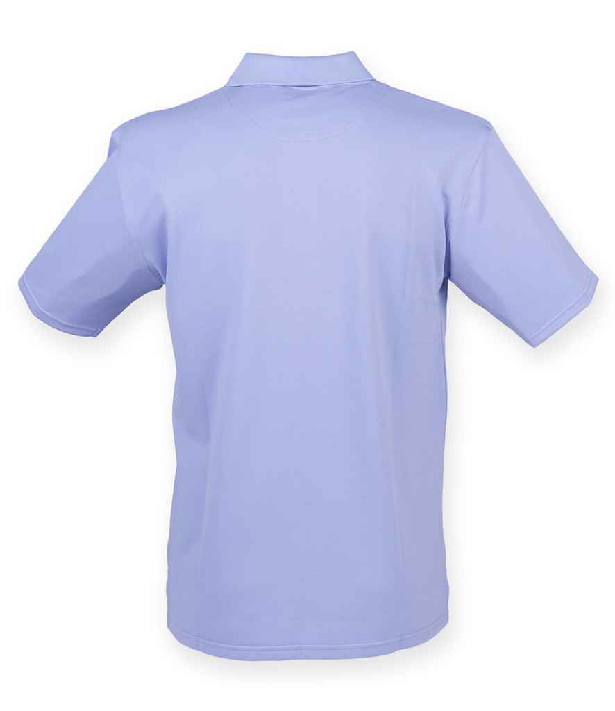Henbury Coolplus Wicking Pique Polo Shirt in by Henbury — Custom branded clothing by Print Press, featuring premium embroidery produced in our specialist print lab in the UK.