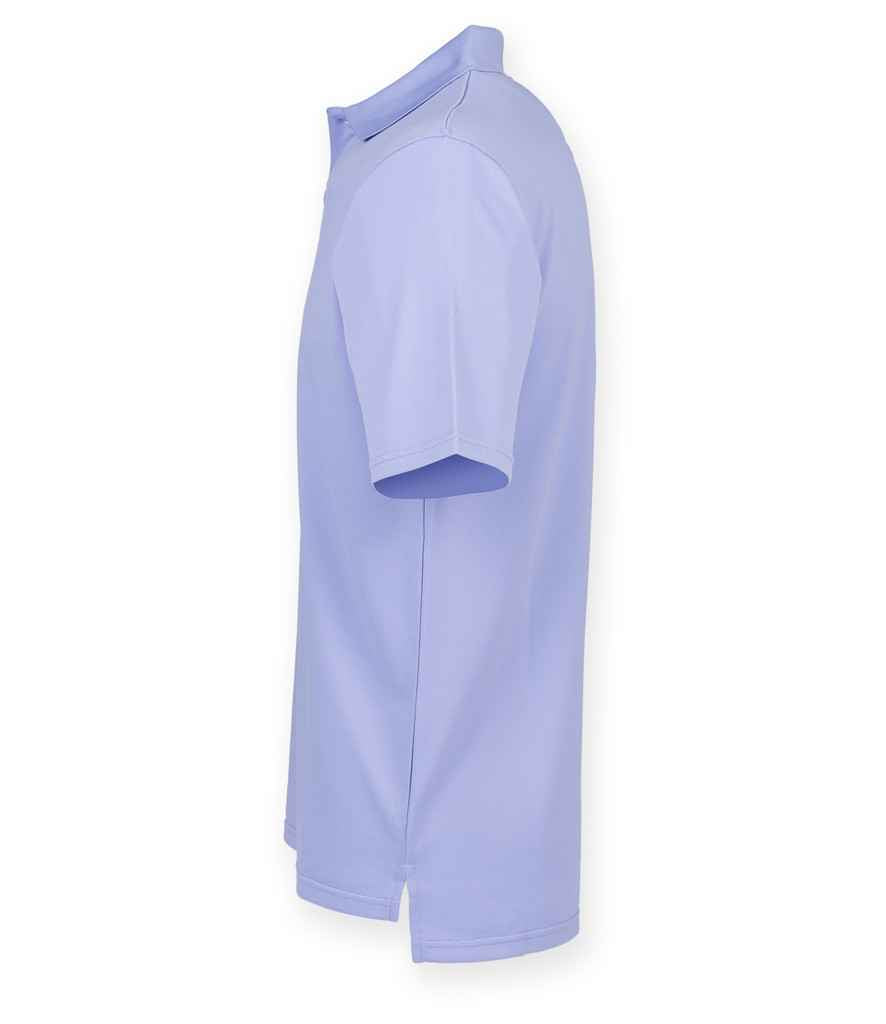 Henbury Coolplus Wicking Pique Polo Shirt in by Henbury — Custom branded clothing by Print Press, featuring premium embroidery produced in our specialist print lab in the UK.