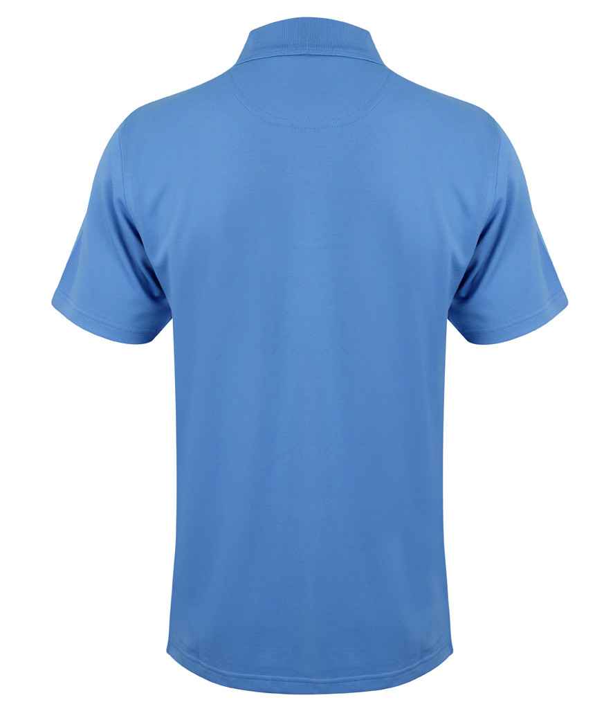 Henbury Coolplus Wicking Pique Polo Shirt in by Henbury — Custom branded clothing by Print Press, featuring premium embroidery produced in our specialist print lab in the UK.