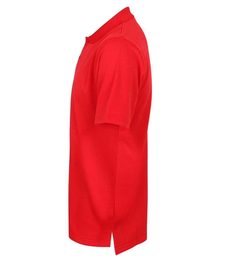 Henbury Coolplus Wicking Pique Polo Shirt in by Henbury — Custom branded clothing by Print Press, featuring premium embroidery produced in our specialist print lab in the UK.