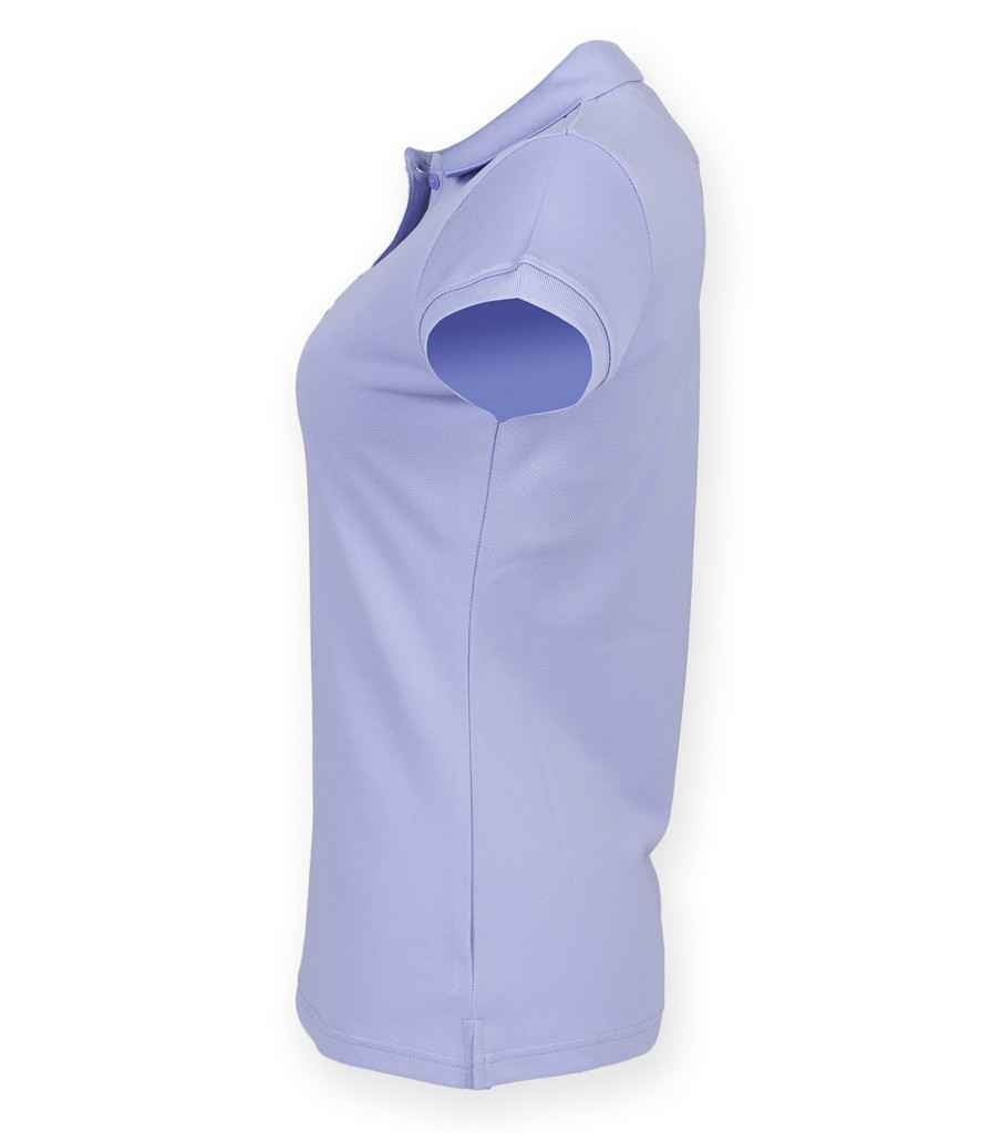 Henbury Ladies Coolplus Wicking Pique Polo Shirt in by Henbury — Custom branded clothing by Print Press, featuring premium embroidery produced in our specialist print lab in the UK.