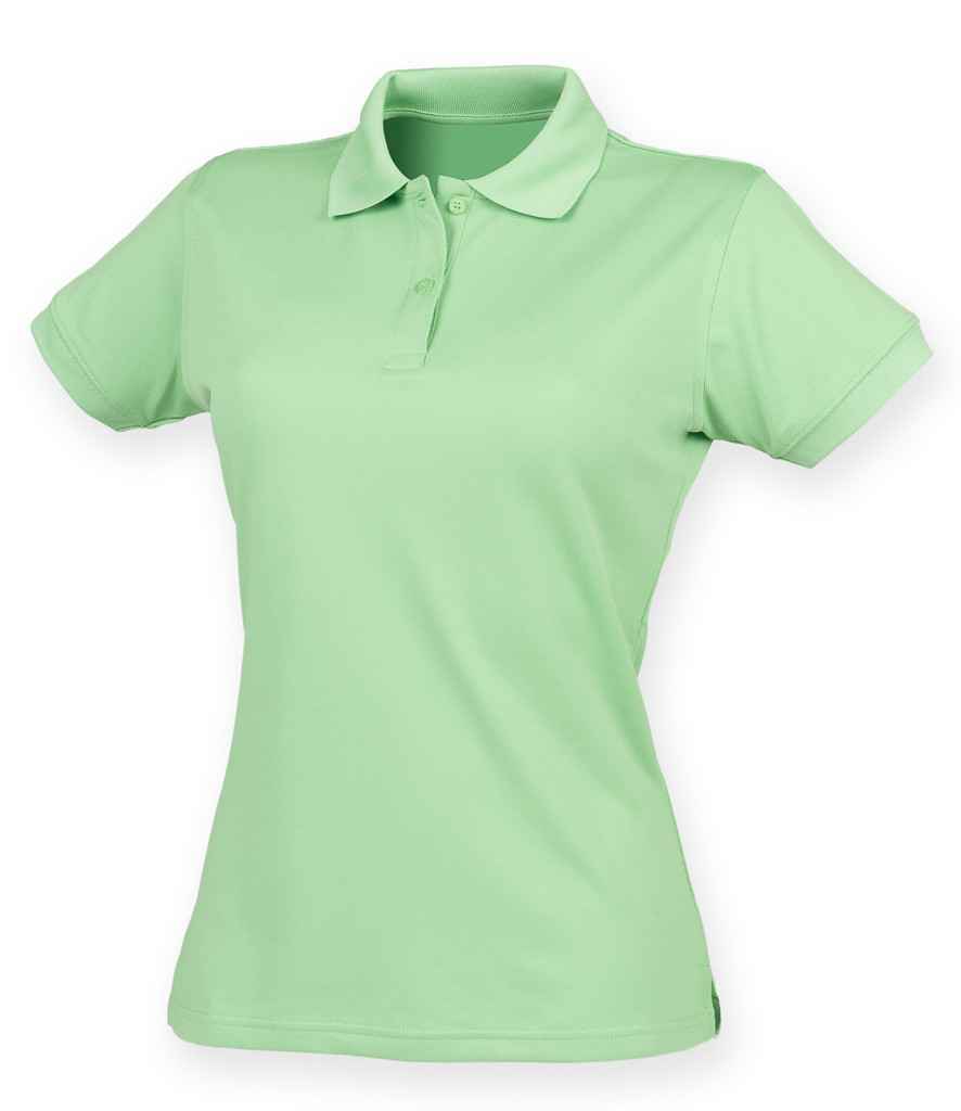 Henbury Ladies Coolplus Wicking Pique Polo Shirt in by Henbury — Custom branded clothing by Print Press, featuring premium embroidery produced in our specialist print lab in the UK.