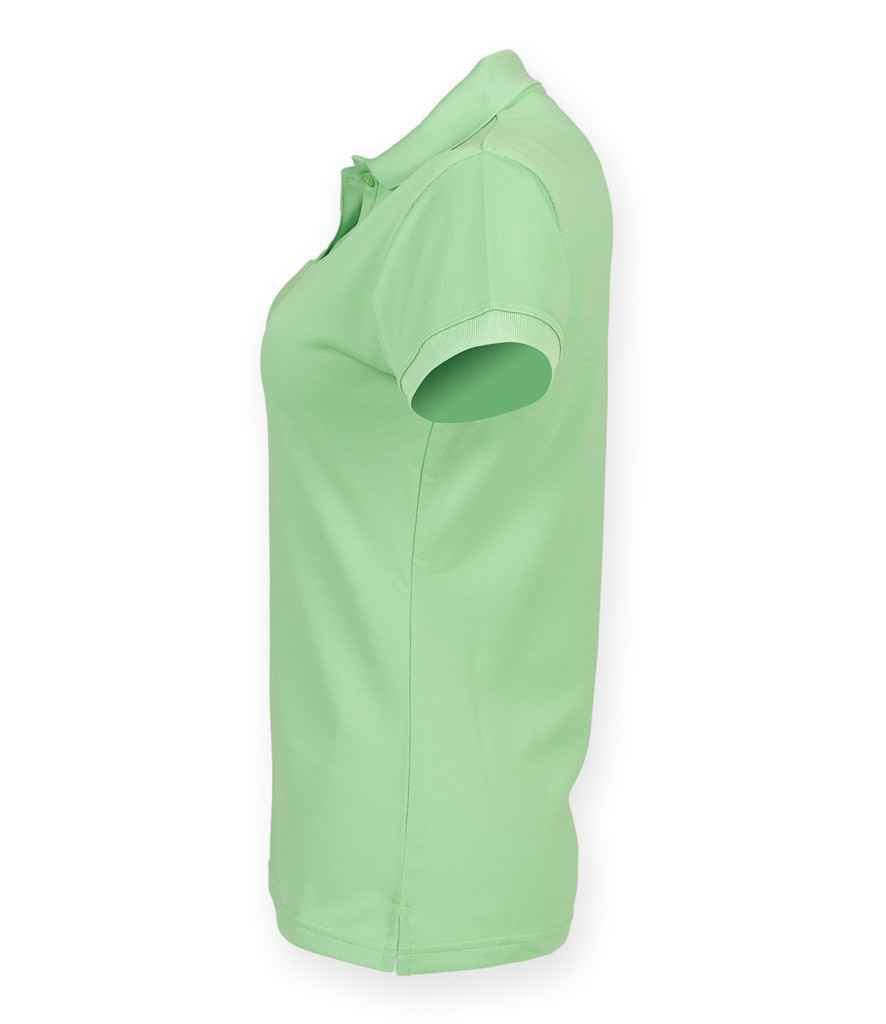 Henbury Ladies Coolplus Wicking Pique Polo Shirt in by Henbury — Custom branded clothing by Print Press, featuring premium embroidery produced in our specialist print lab in the UK.