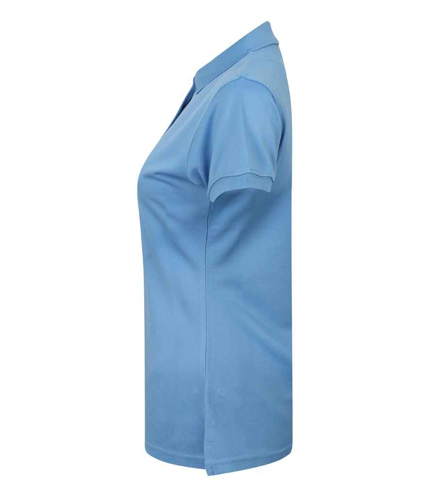 Henbury Ladies Coolplus Wicking Pique Polo Shirt in by Henbury — Custom branded clothing by Print Press, featuring premium embroidery produced in our specialist print lab in the UK.