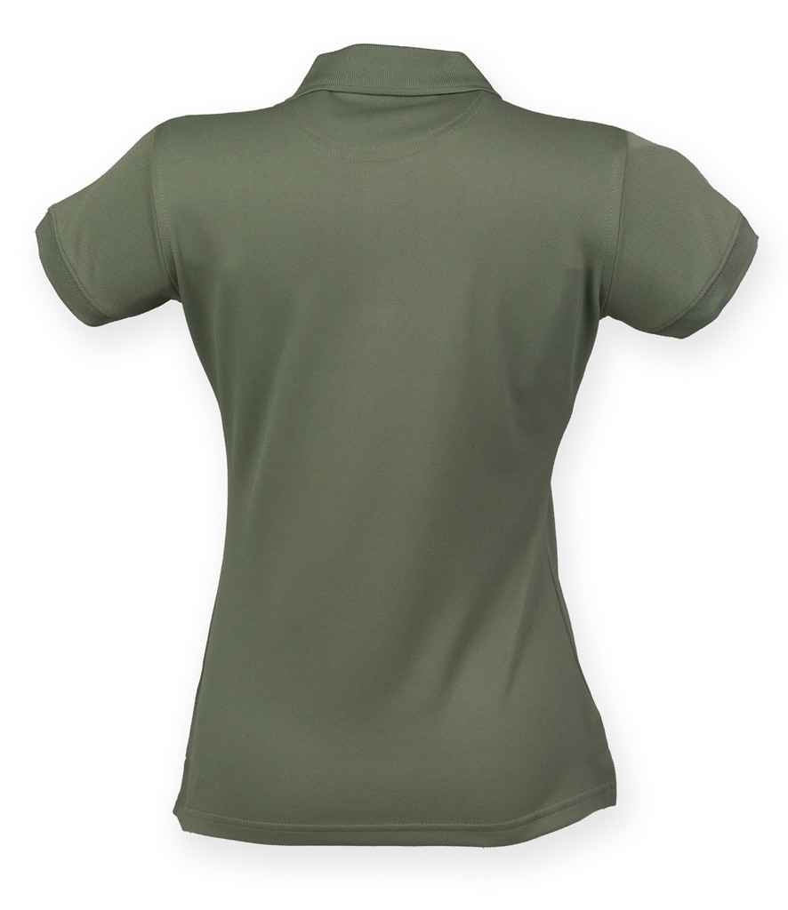 Henbury Ladies Coolplus Wicking Pique Polo Shirt in by Henbury — Custom branded clothing by Print Press, featuring premium embroidery produced in our specialist print lab in the UK.