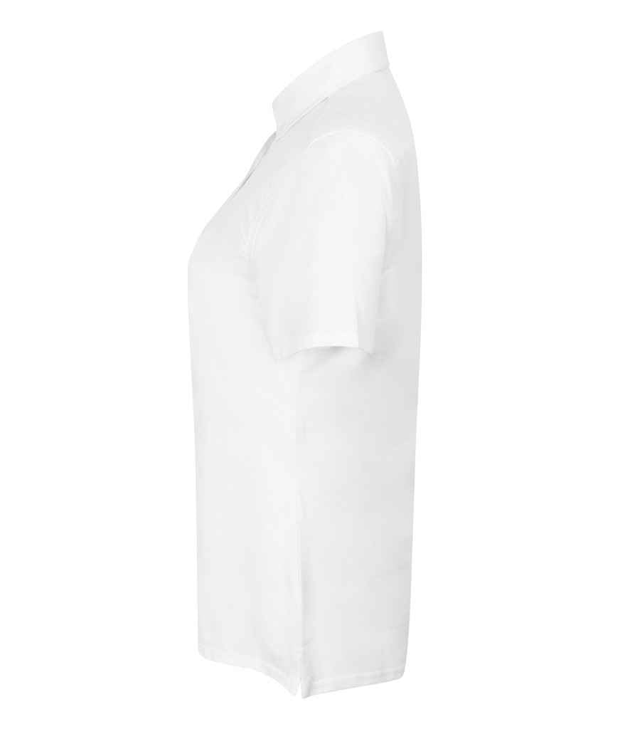 Henbury Ladies Modern Short Sleeve Regular Fit Oxford Shirt in by Henbury — Custom branded clothing by Print Press, featuring premium embroidery produced in our specialist print lab in the UK.