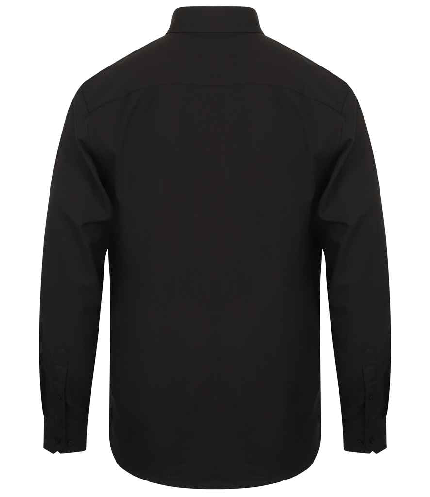 Henbury Long Sleeve Wicking Shirt in by Henbury — Custom branded clothing by Print Press, featuring premium embroidery produced in our specialist print lab in the UK.