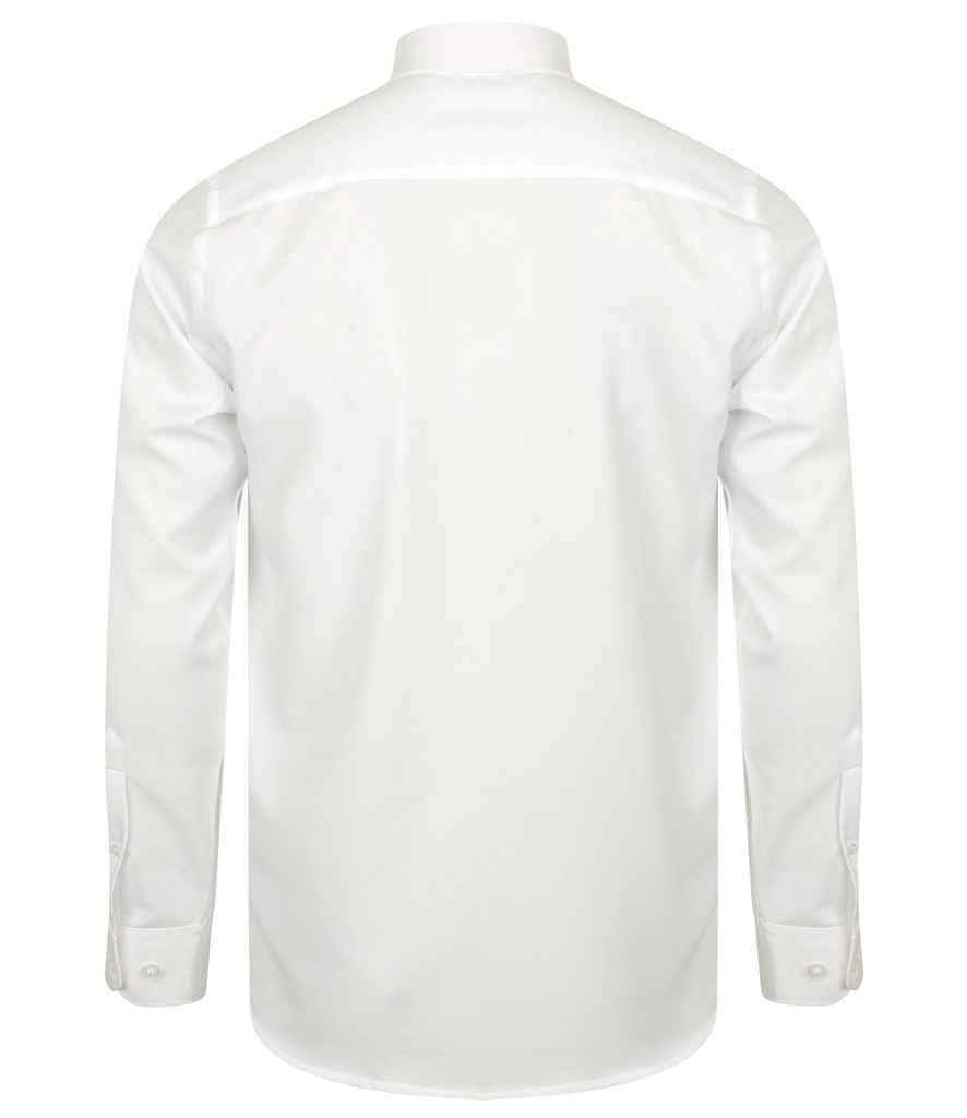 Henbury Long Sleeve Wicking Shirt in by Henbury — Custom branded clothing by Print Press, featuring premium embroidery produced in our specialist print lab in the UK.